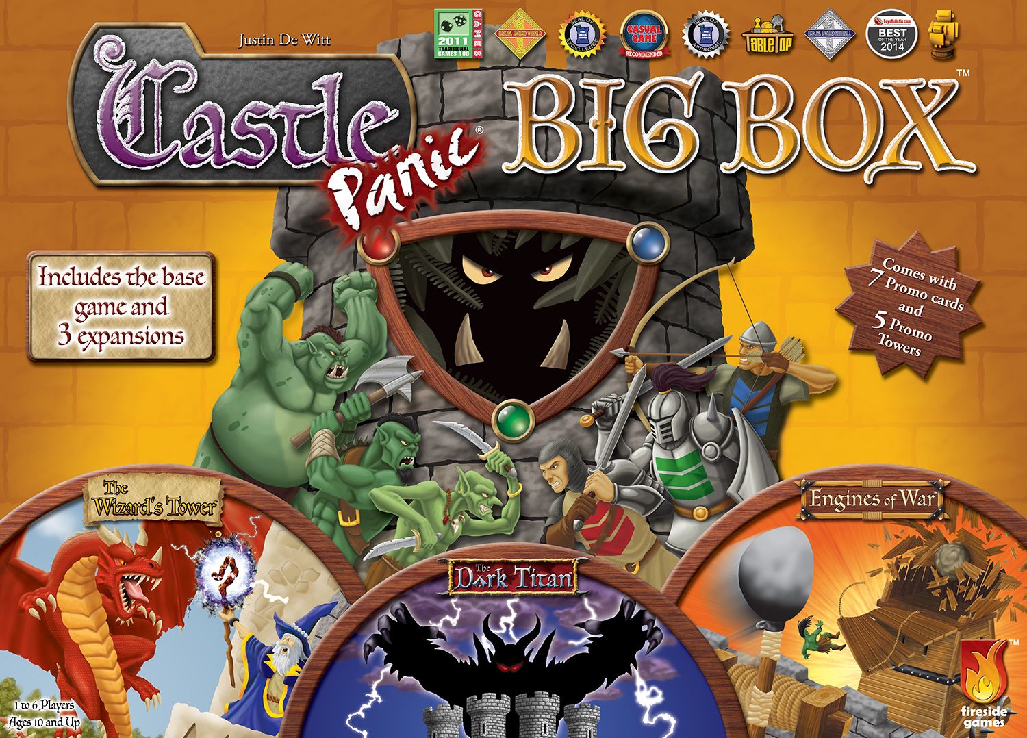 Castle offers Panic Big Box (Justin De Witt) Base Game & 3 Expansions